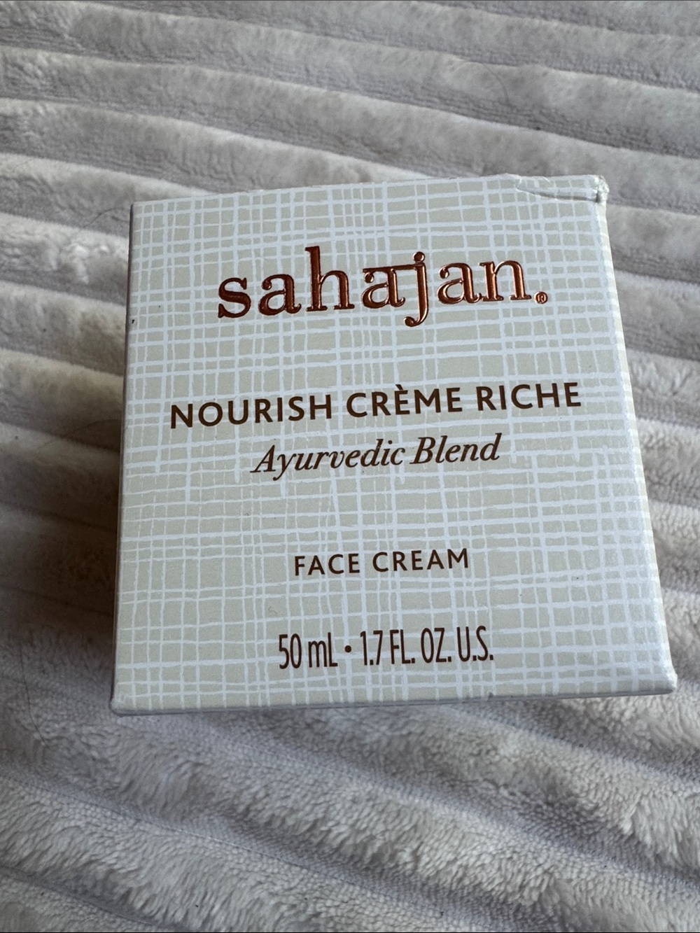Sahajan Nourish Crème Riche Face Cream - Brand New Box has slight damage